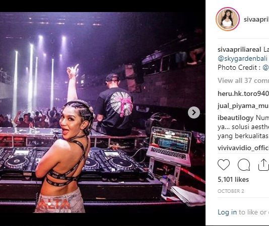 5 Fakta Siva Aprilia, Gadis Ring MMA yang Viral di Media Sosial Siva Aprilia Nge-DJ - Src IG SivaApriliaReal